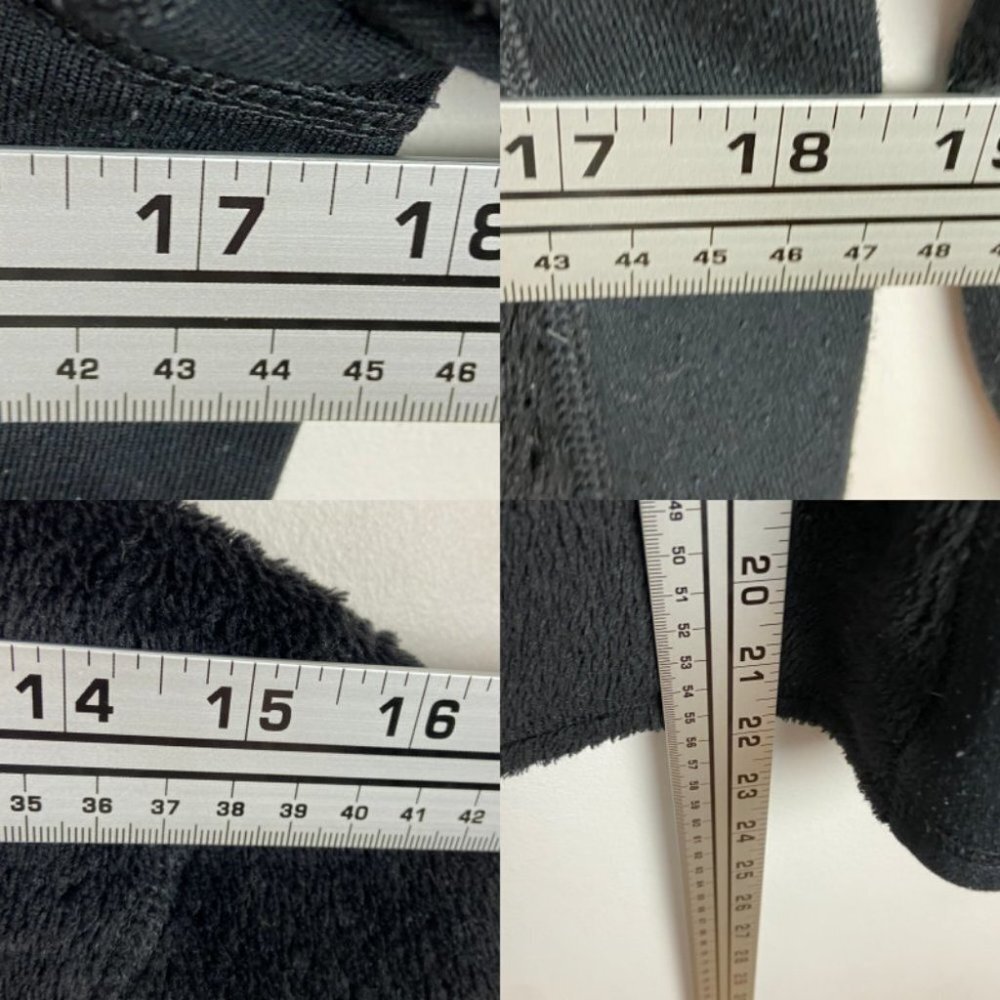 PATAGONIA Micro Fleece Full Zip‎ Synchilla Sweater Black Size Small Hiking Polar - Picture 9 of 9